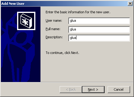 username